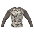 Skull 10 - Premium BJJ Rash Guard / Compression Top for Men/Women (Guardian Line)