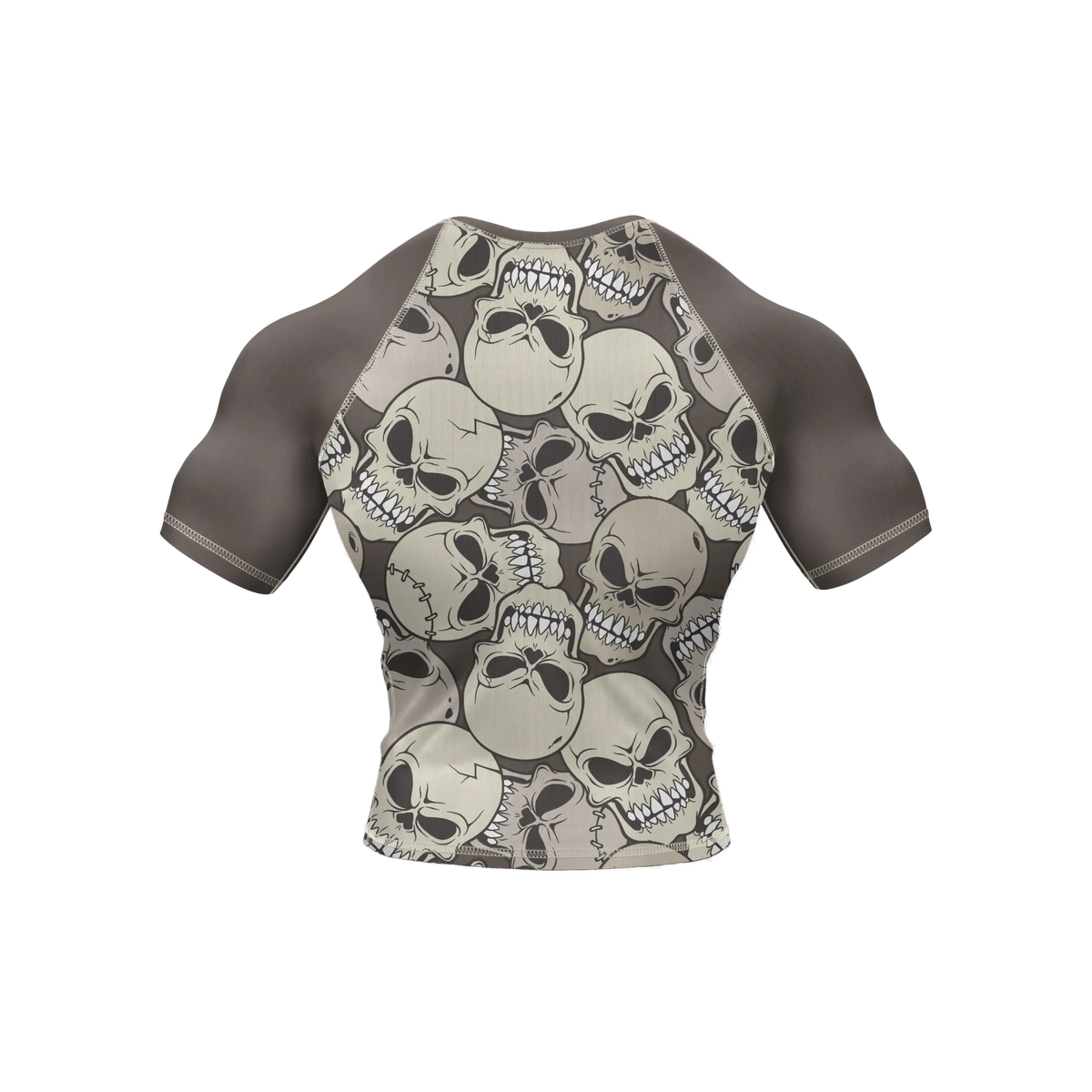Skull 10 - Premium BJJ Rash Guard / Compression Top for Men/Women (Guardian Line)