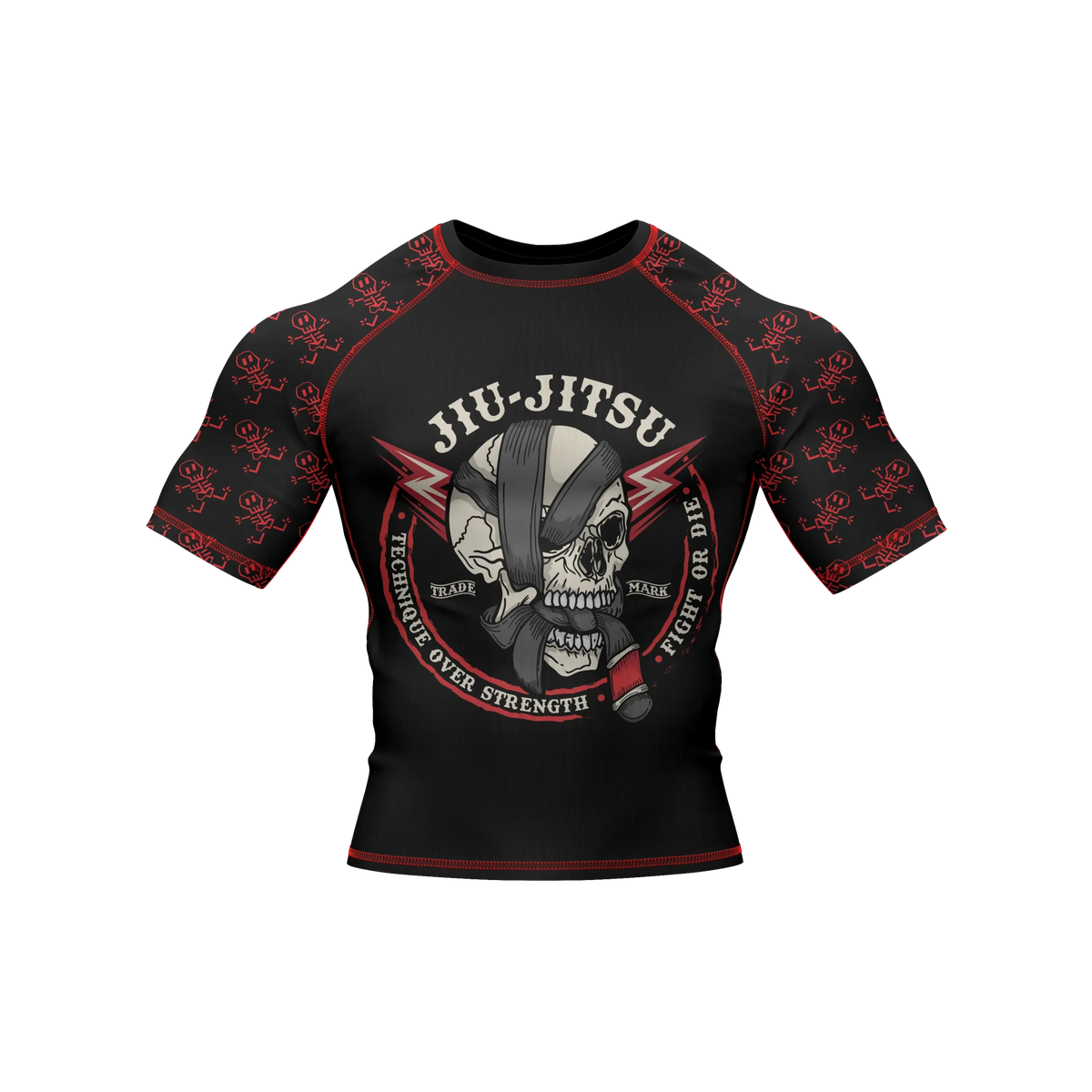 Skull 2 - Premium BJJ Rash Guard / Compression Top for Men/Women (Guardian Line)