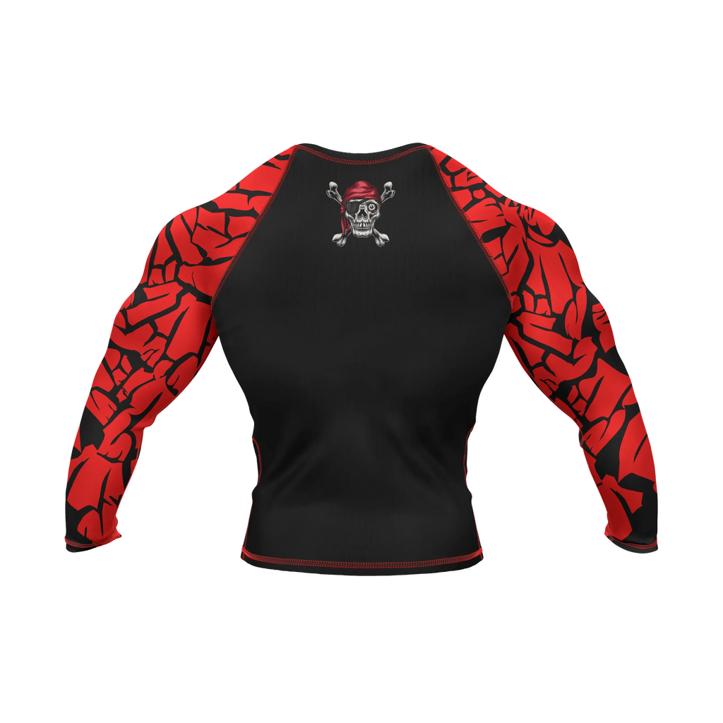Skull 3 - Premium BJJ Rash Guard / Compression Top for Men/Women (Guardian Line)