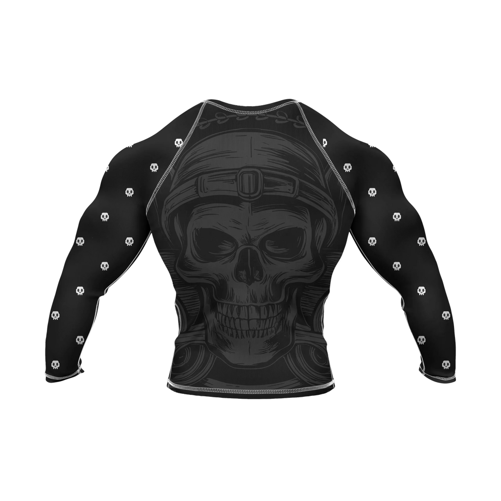 Skull 6 - Premium BJJ Rash Guard / Compression Top for Men/Women (Guardian Line)