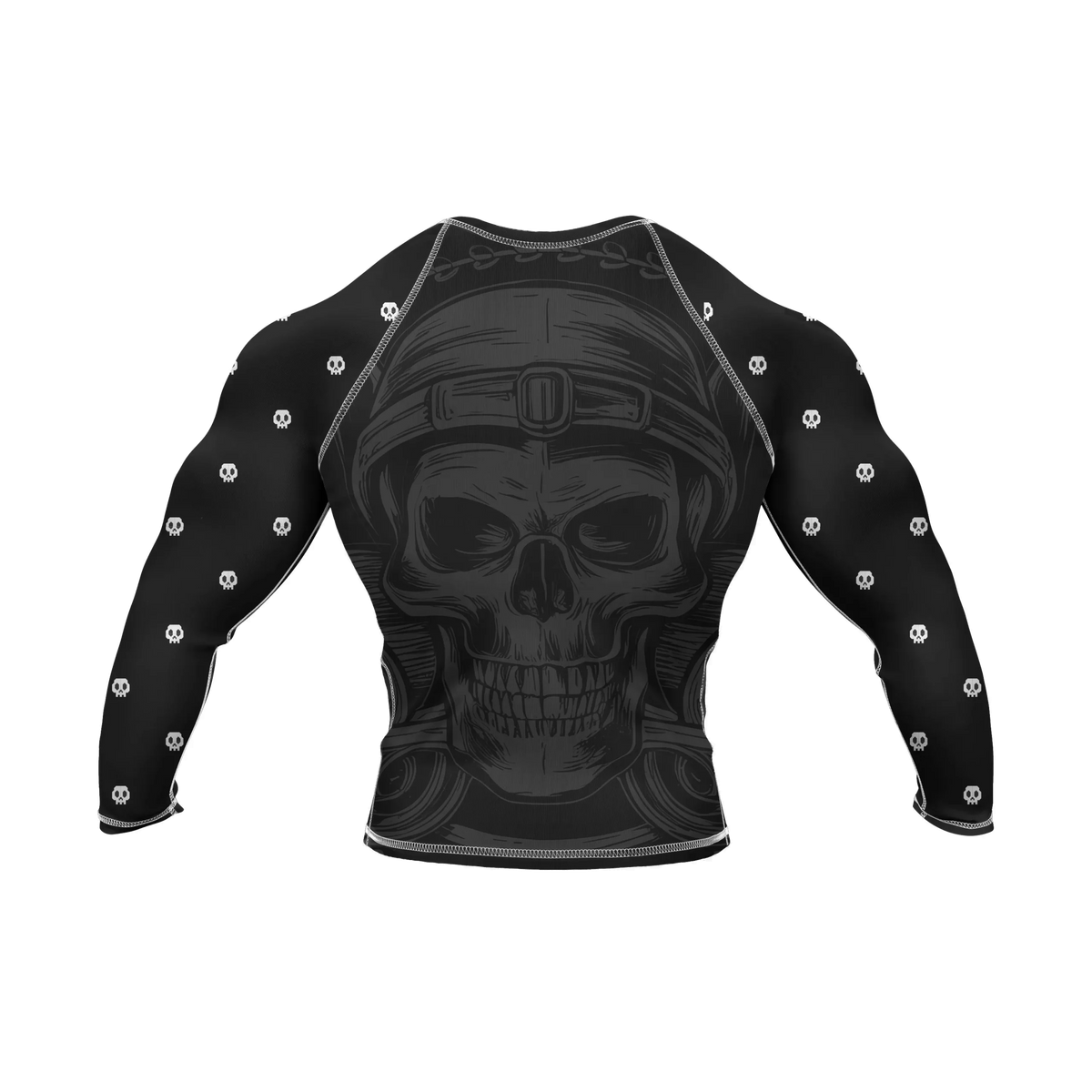 Skull 6 - Premium BJJ Rash Guard / Compression Top for Men/Women (Guardian Line)