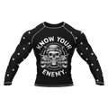 Skull 6 - Premium BJJ Rash Guard / Compression Top for Men/Women (Guardian Line)