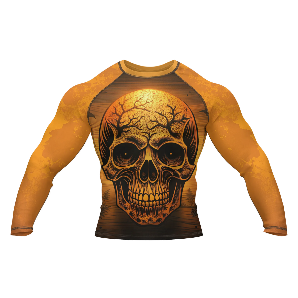 Skull 7 - Premium BJJ Rash Guard / Compression Top for Men/Women (Guardian Line)