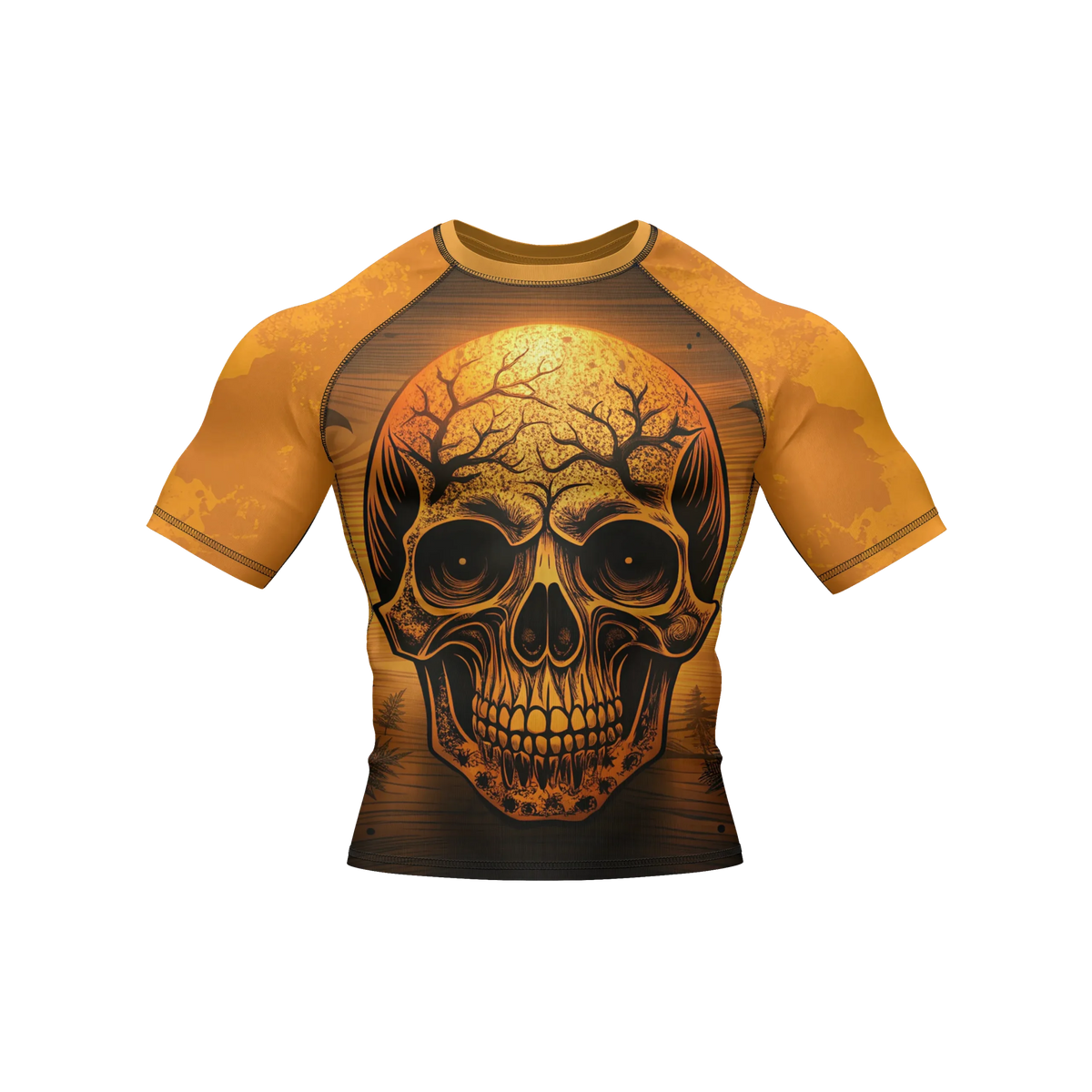 Skull 7 - Premium BJJ Rash Guard / Compression Top for Men/Women (Guardian Line)