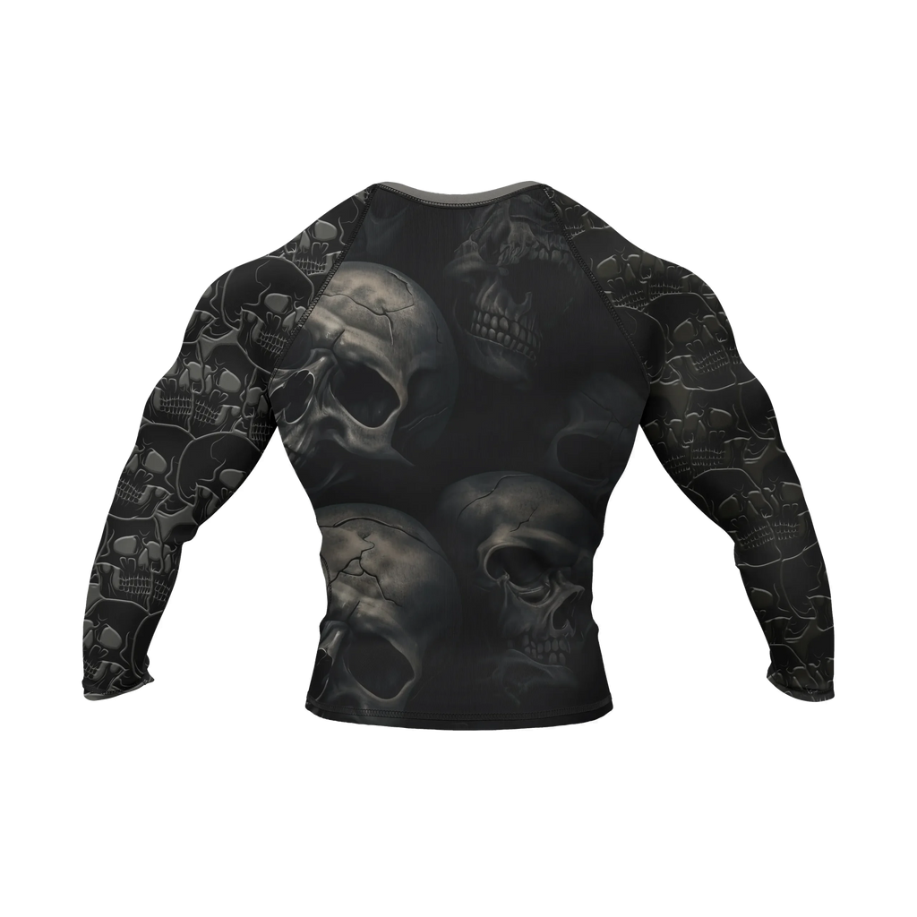 Skull 8 - Premium BJJ Rash Guard / Compression Top for Men/Women (Guardian Line)