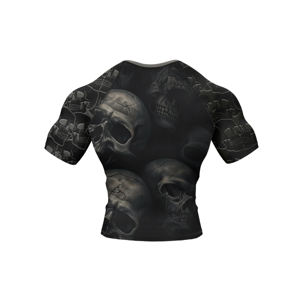 Skull 8 - Premium BJJ Rash Guard / Compression Top for Men/Women (Guardian Line)