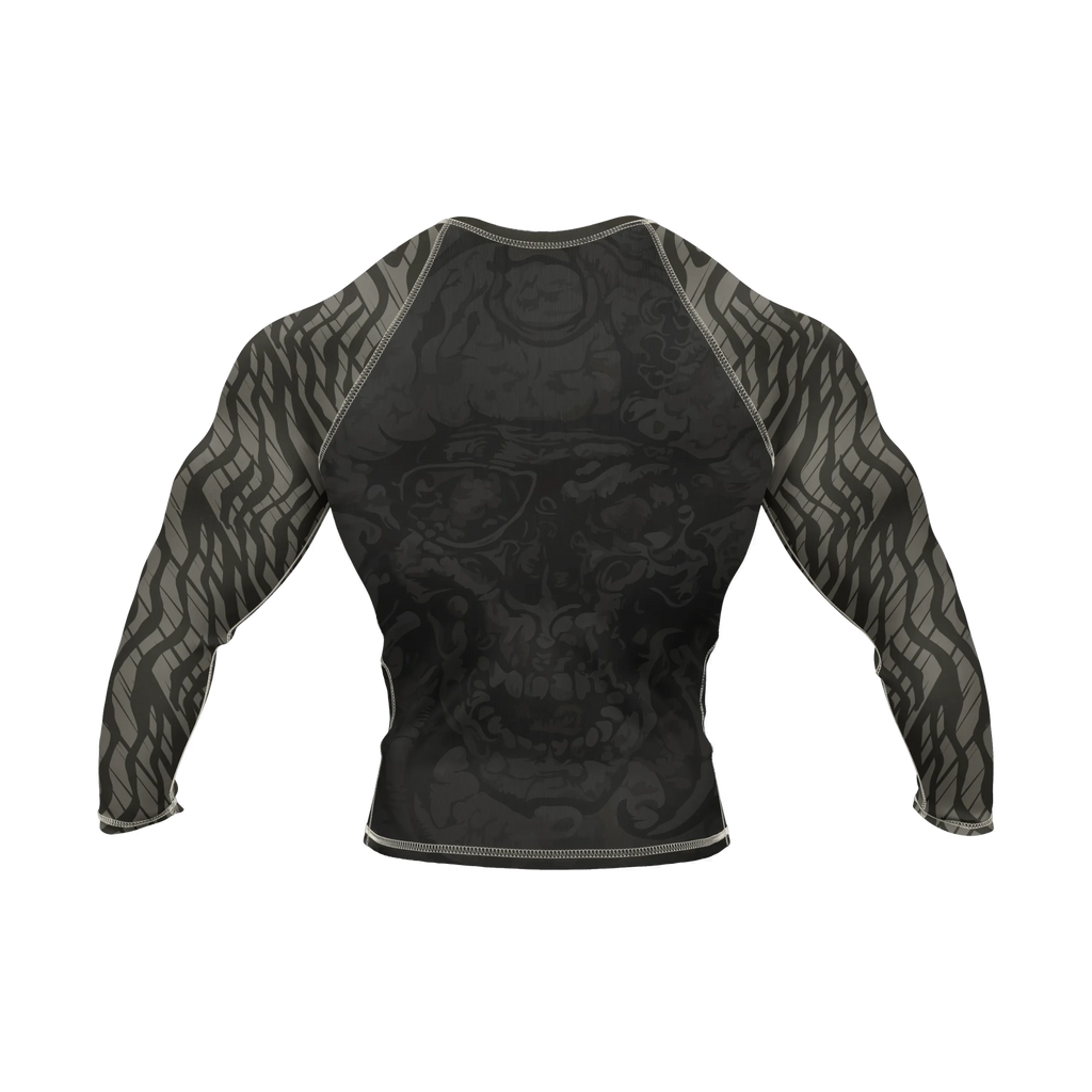 Skull 9 - Premium BJJ Rash Guard / Compression Top for Men/Women (Guardian Line)