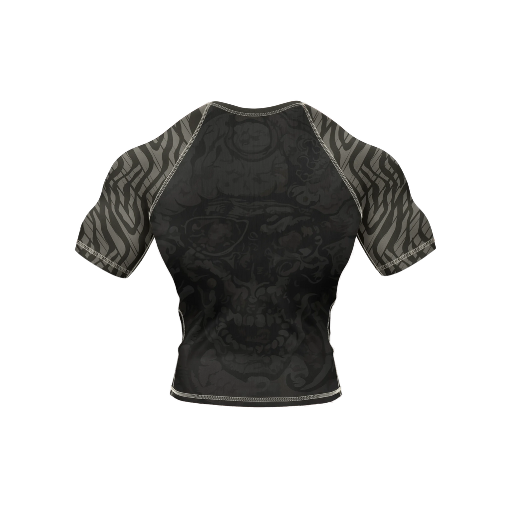 Skull 9 - Premium BJJ Rash Guard / Compression Top for Men/Women (Guardian Line)