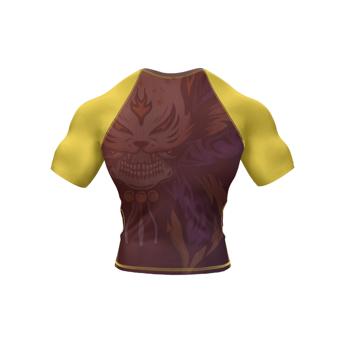 Skull Bloom - Premium BJJ Rash Guard / Compression Top for Men/Women (Guardian Line)
