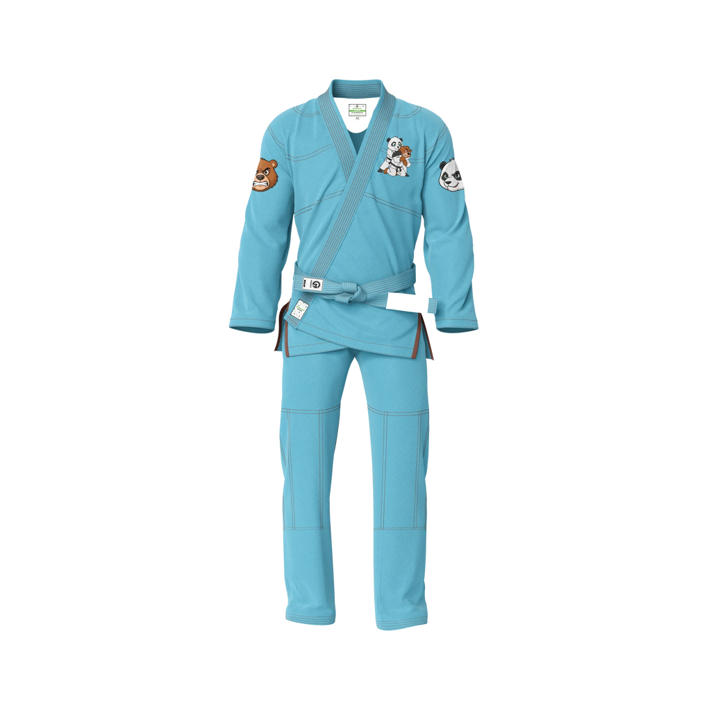 Sky Blue BJJ Gi - Brazilian Jiu Jitsu Gi - Pro Series - Zen & Zook