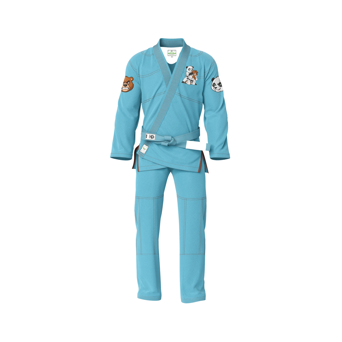 Sky Blue BJJ Gi - Brazilian Jiu Jitsu Gi - Pro Series - Zen & Zook