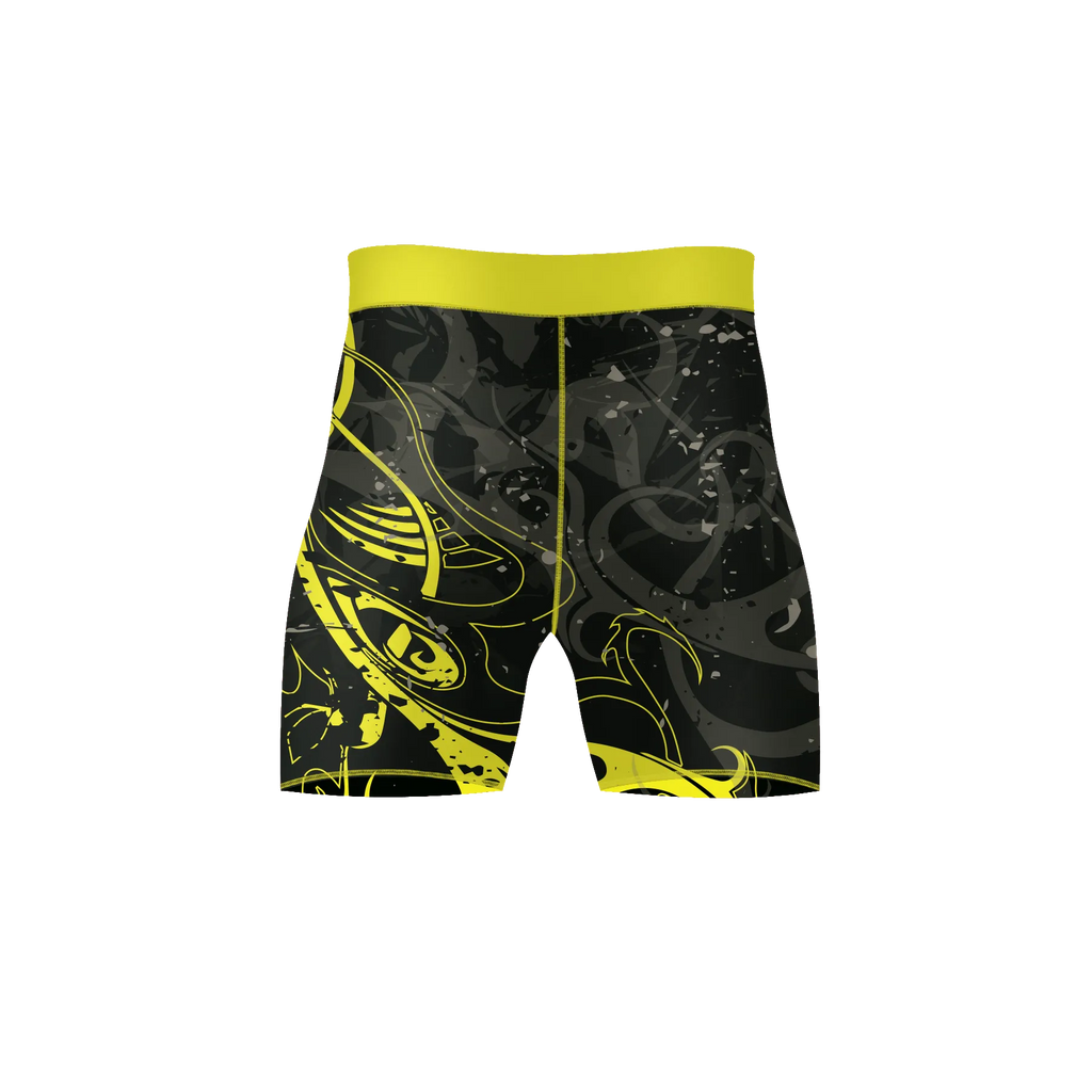 Solar Flux Combat Shorts – Premium BJJ Rash Guard Compression Shorts for Men & Women