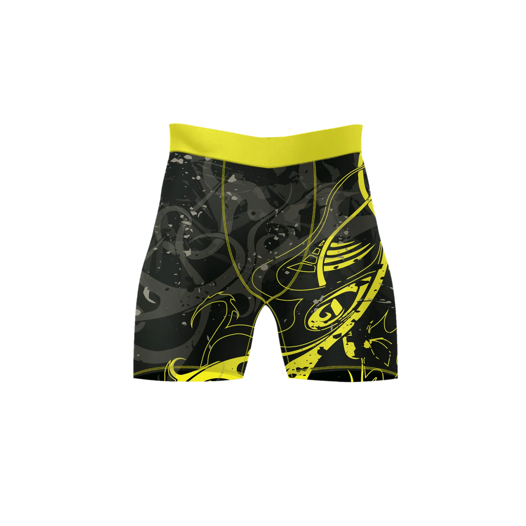 Solar Flux Combat Shorts – Premium BJJ Rash Guard Compression Shorts for Men & Women