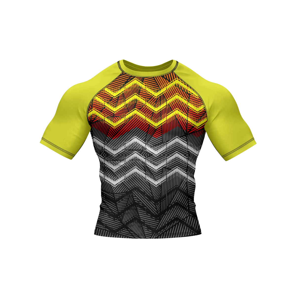 Solar Fracture - Premium BJJ Rash Guard / Compression Top for Men/Women