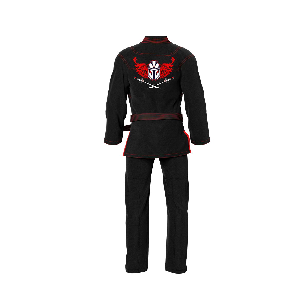 Spartan Sublimation Black Brazilian Jiu Jitsu Gi - Premium Summit Series (BJJ GI)