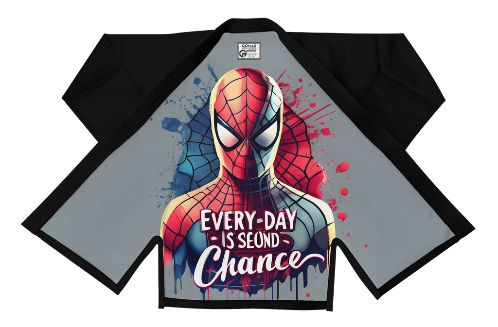 Spider Man Sublimation Black Brazilian Jiu Jitsu Gi - Premium Summit Series (BJJ GI)