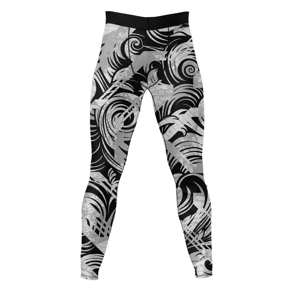 Spiral Dusk – Premium BJJ Rash Guard Compression Pants/Spats/Leggings for Men & Women