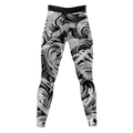 Spiral Dusk – Premium BJJ Rash Guard Compression Pants/Spats/Leggings for Men & Women
