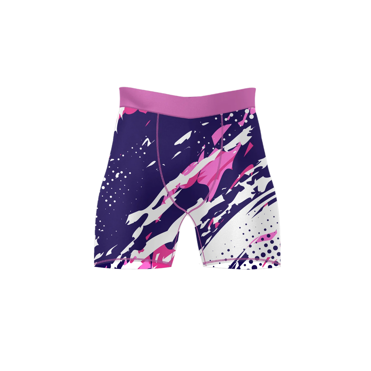 Splash Abstract – Premium BJJ Rash Guard Compression Shorts for Men & Women