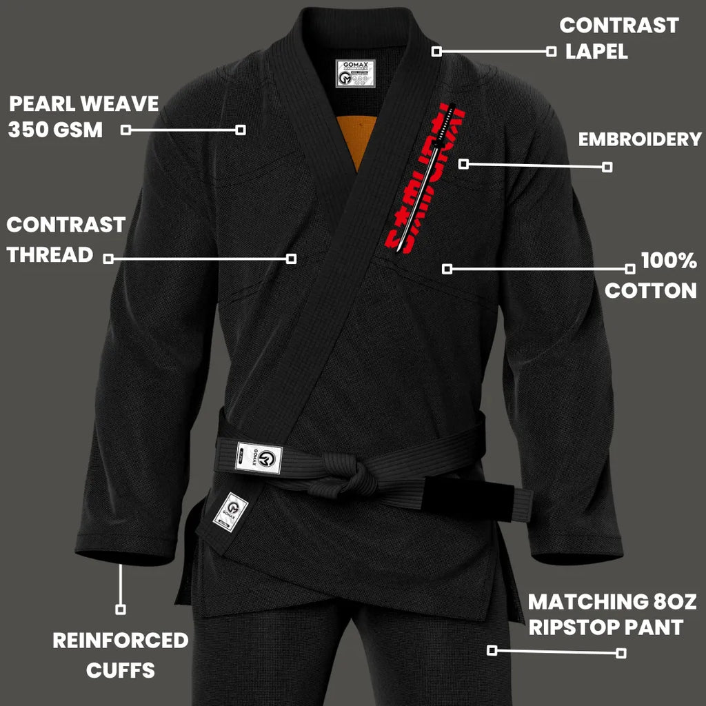Fearless Samurai Sublimation Brazilian Jiu Jitsu Gi - Premium Summit Series (BJJ GI)