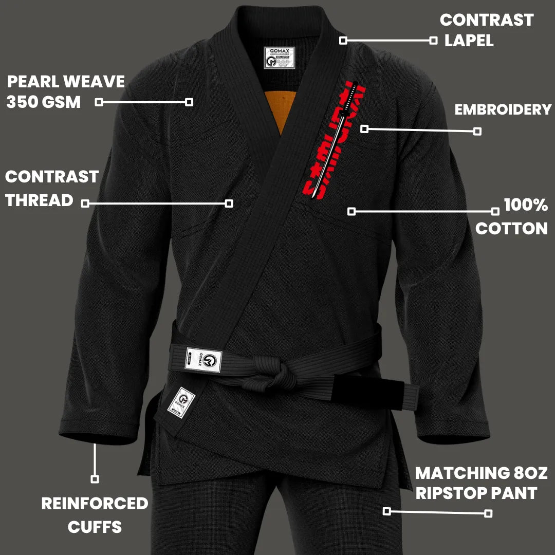 Fearless Samurai Sublimation Brazilian Jiu Jitsu Gi - Premium Summit Series (BJJ GI)
