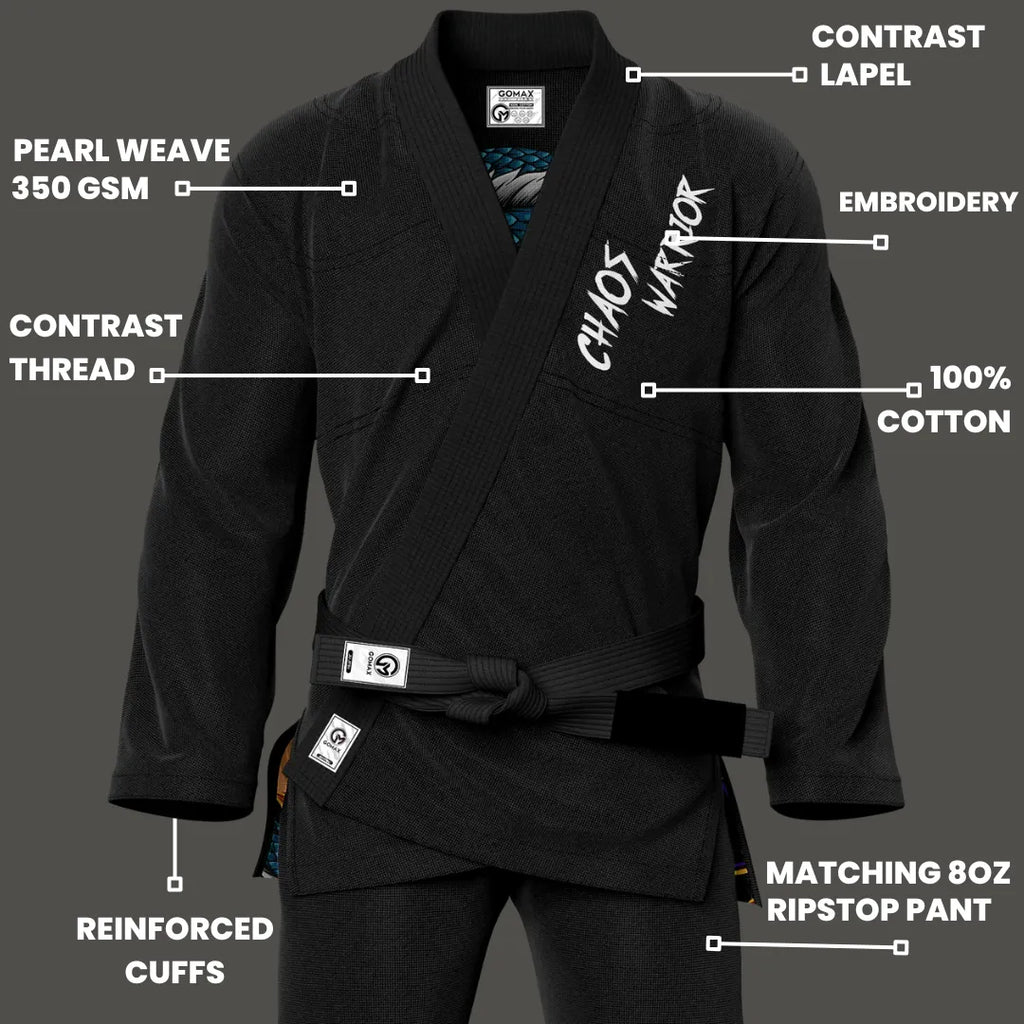 Chaos Warrior Sublimation Brazilian Jiu Jitsu Gi - Premium Summit Series (BJJ GI)