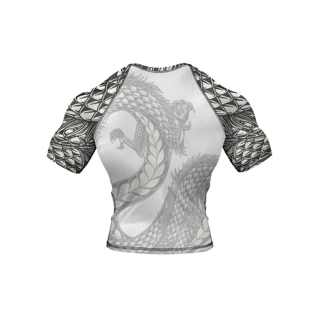 Sunbound Fury - Premium BJJ Rash Guard / Compression Top for Men/Women