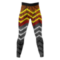 Sunflare Chevron – Premium BJJ Rash Guard Compression Pants/Spats/Leggings for Men & Women