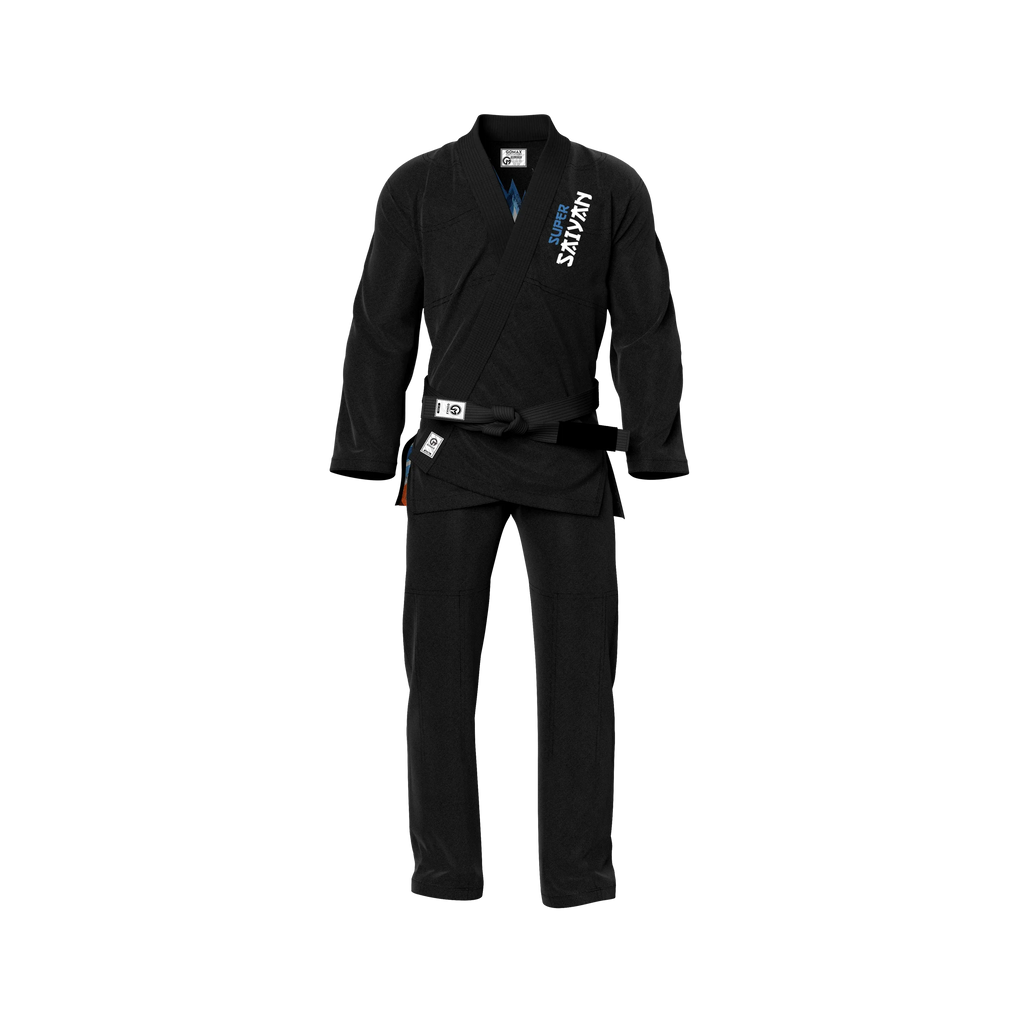 Super Saiyan Sublimation Black Brazilian Jiu Jitsu Gi - Premium Summit Series (BJJ GI)