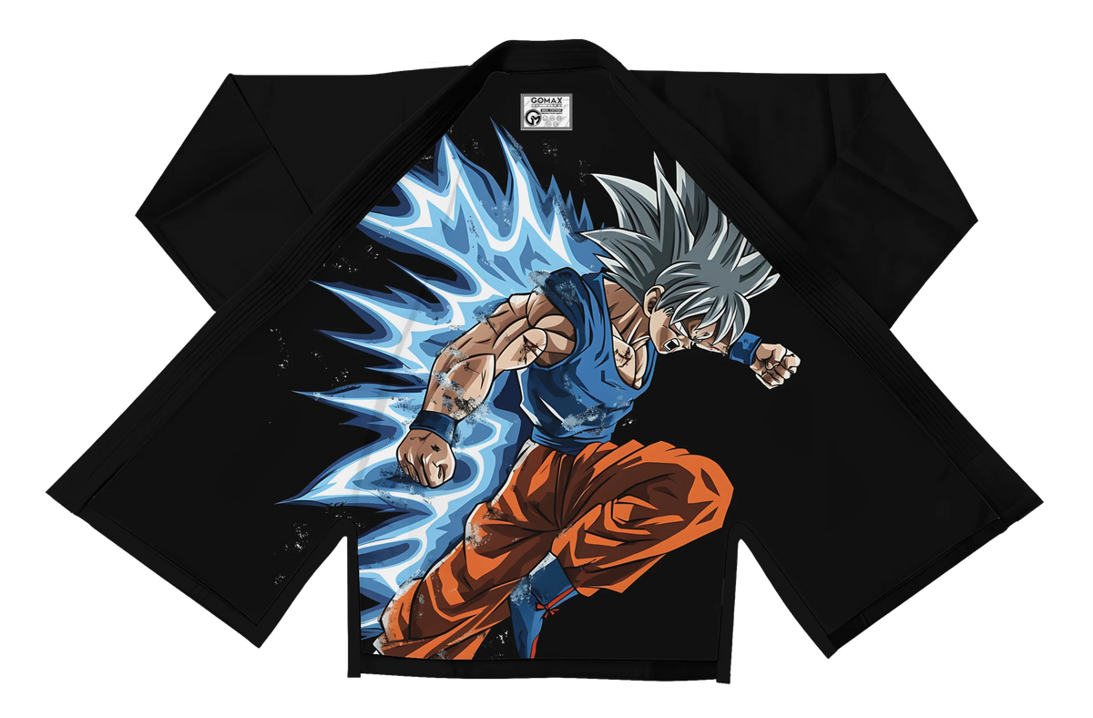Super Saiyan Sublimation Black Brazilian Jiu Jitsu Gi - Premium Summit Series (BJJ GI)