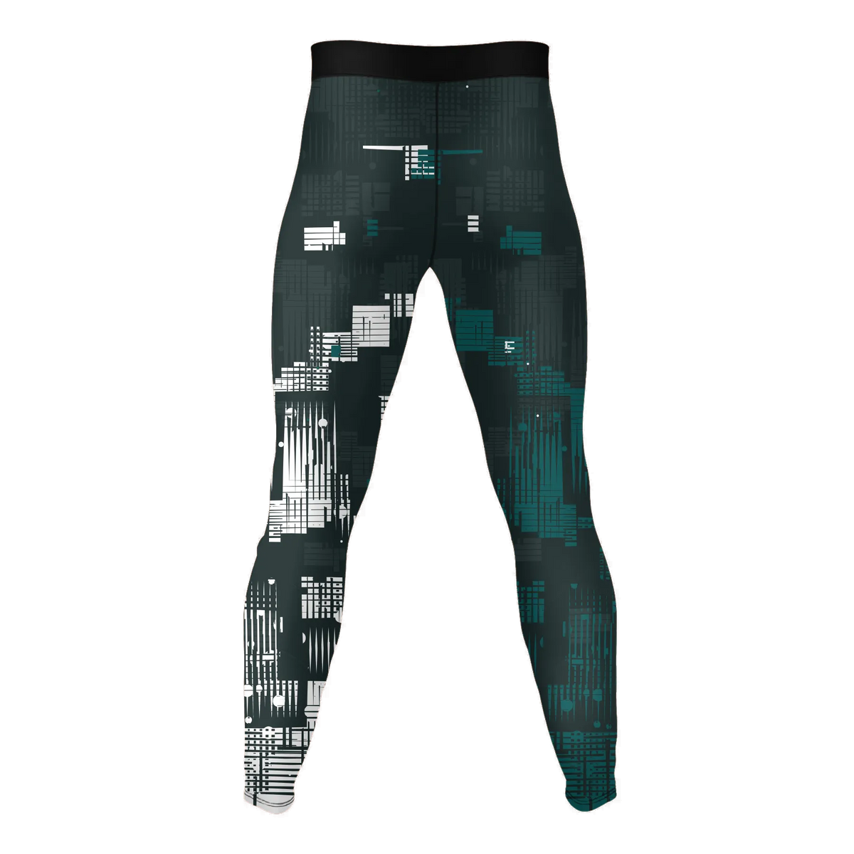 Teal Circuit – Premium BJJ Rash Guard Compression Pants/Spats/Leggings for Men & Women