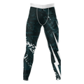 Teal Surge – Premium BJJ Rash Guard Compression Pants/Spats/Leggings for Men & Women