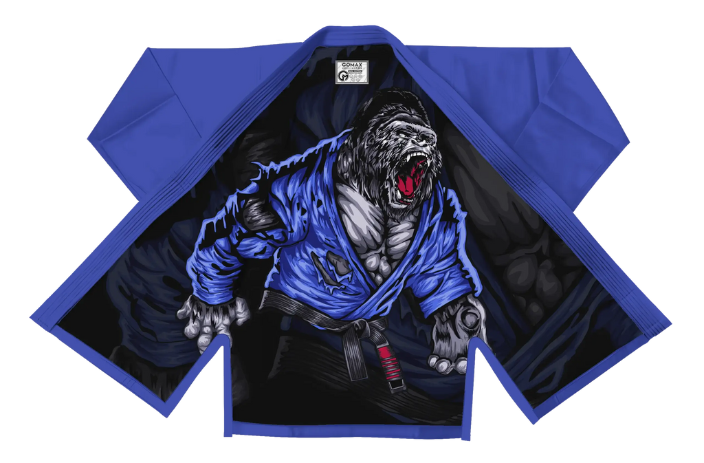 The Big Kong Sublimation Blue Brazilian Jiu Jitsu Gi - Premium Summit Series (BJJ GI)