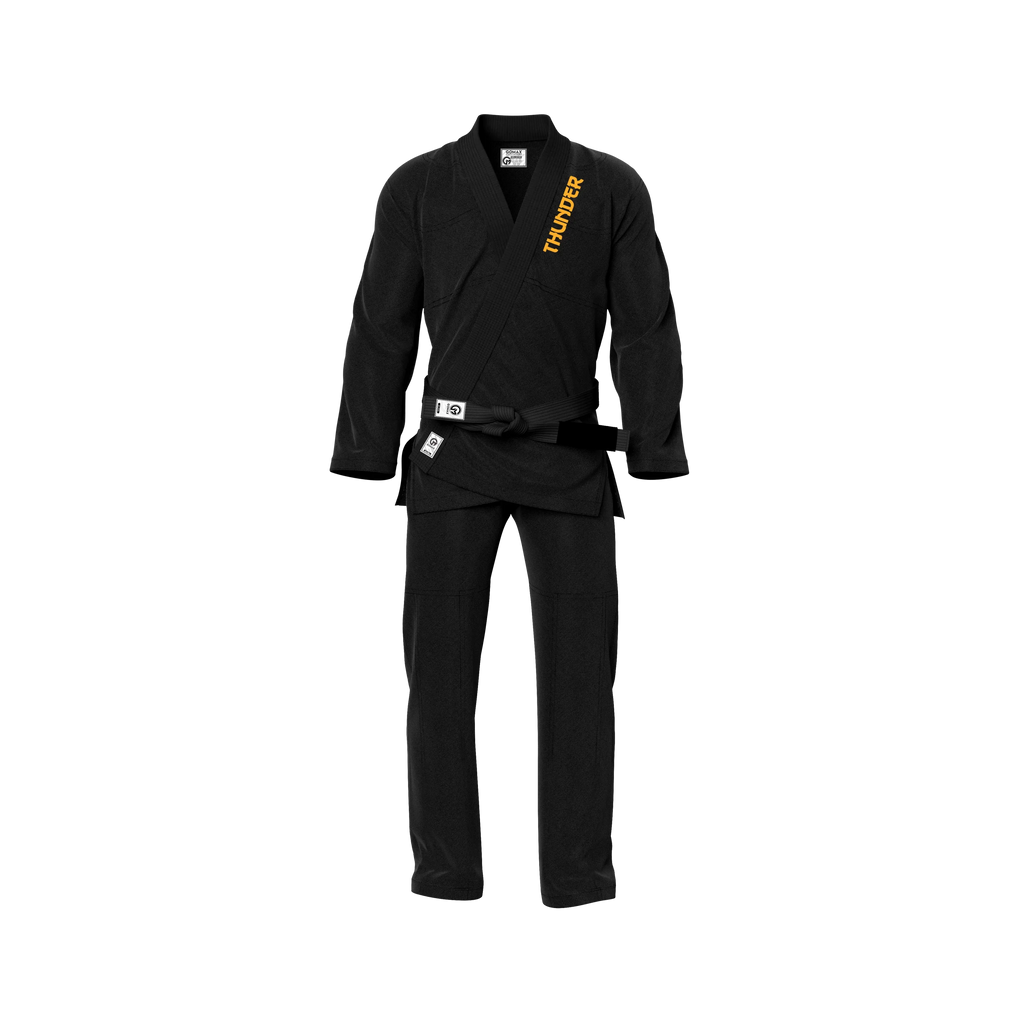 Thunder Sublimation Black Brazilian Jiu Jitsu Gi - Premium Summit Series (BJJ GI)