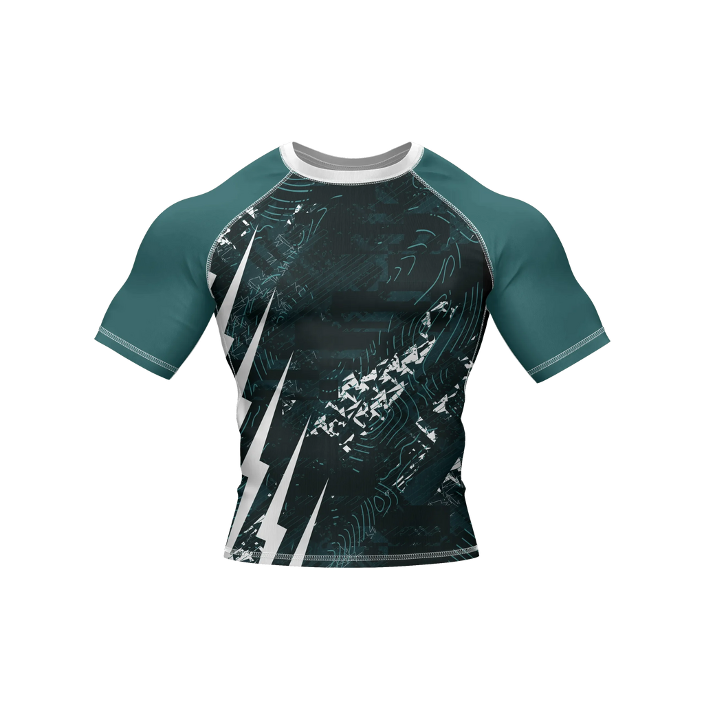 Thunderline - Premium BJJ Rash Guard / Compression Top for Men/Women