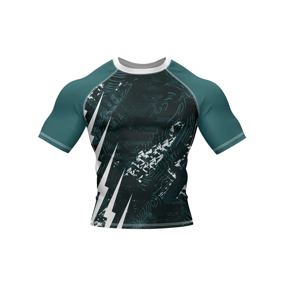 Thunderline - Premium BJJ Rash Guard / Compression Top for Men/Women