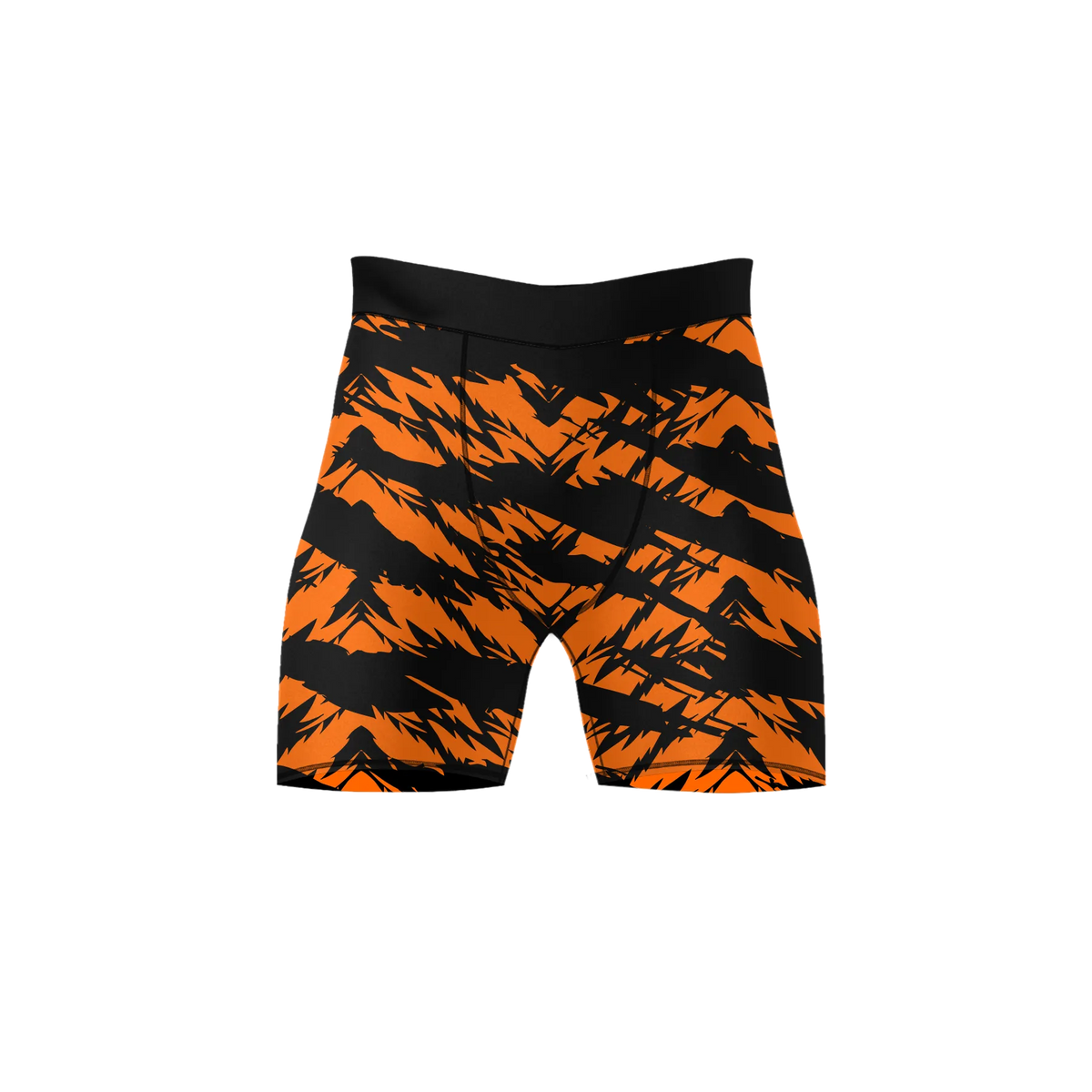 Tiger Fade – Premium BJJ Rash Guard Compression Shorts for Men & Women
