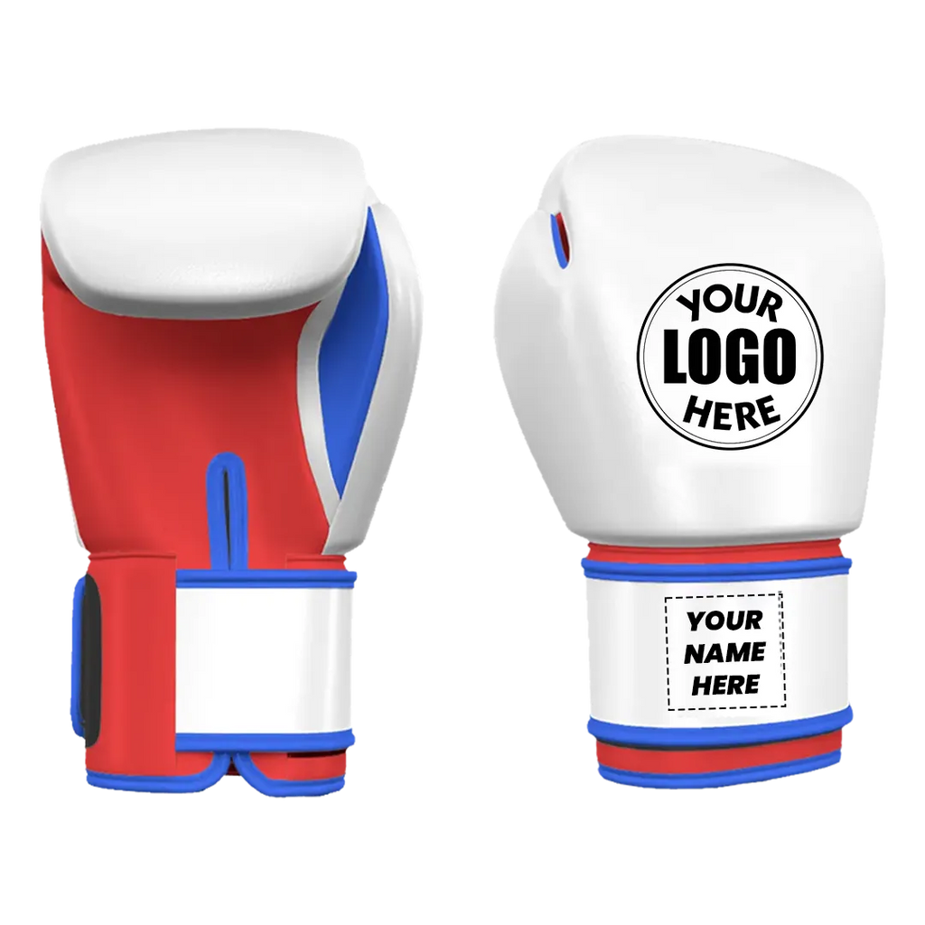 Titan Fury X custom boxing gloves with personalized wrist and custom boxing gear