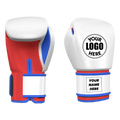 Titan Fury X custom boxing gloves with personalized wrist and custom boxing gear