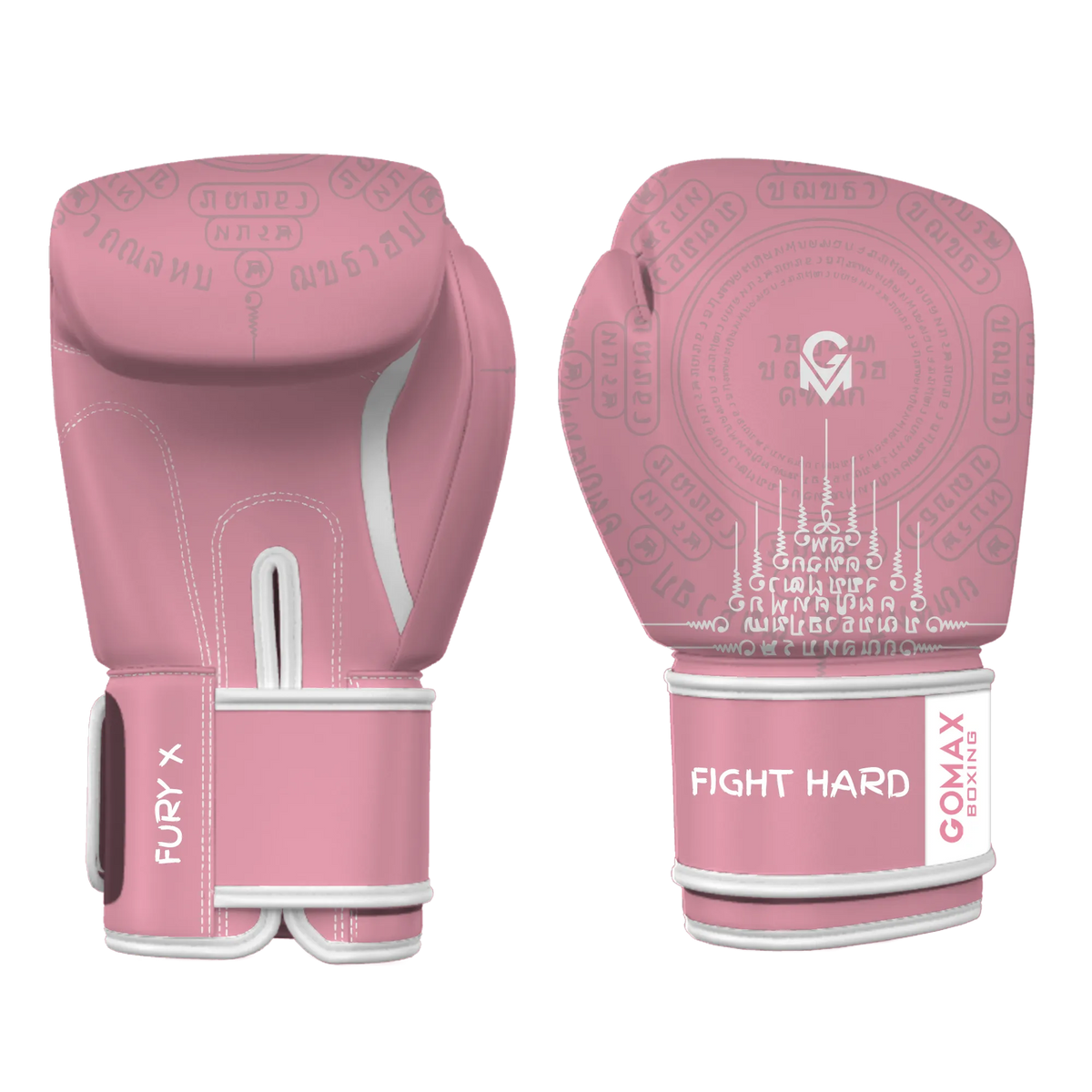 Titan Fury X Boxing Glove - Fight Hard (Pink)