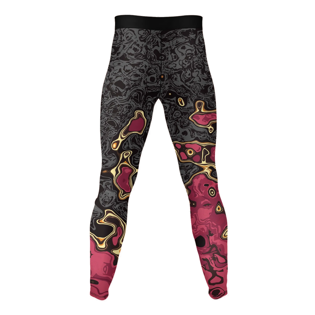 Topographica – Premium BJJ Rash Guard Compression Pants/Spats/Leggings for Men & Women