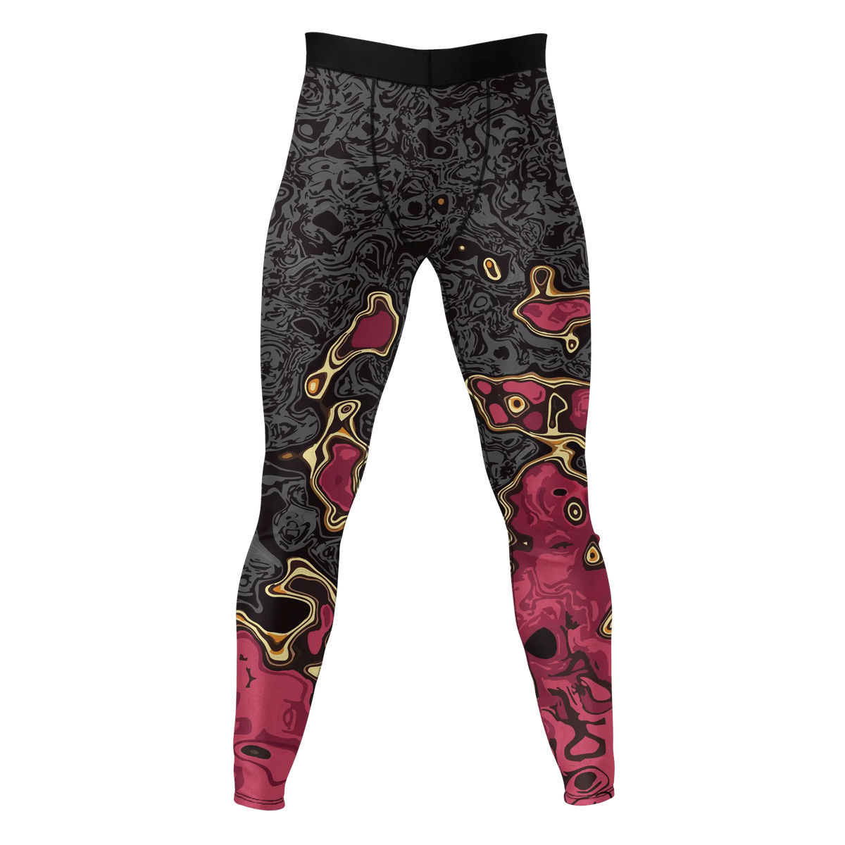 Topographica – Premium BJJ Rash Guard Compression Pants/Spats/Leggings for Men & Women
