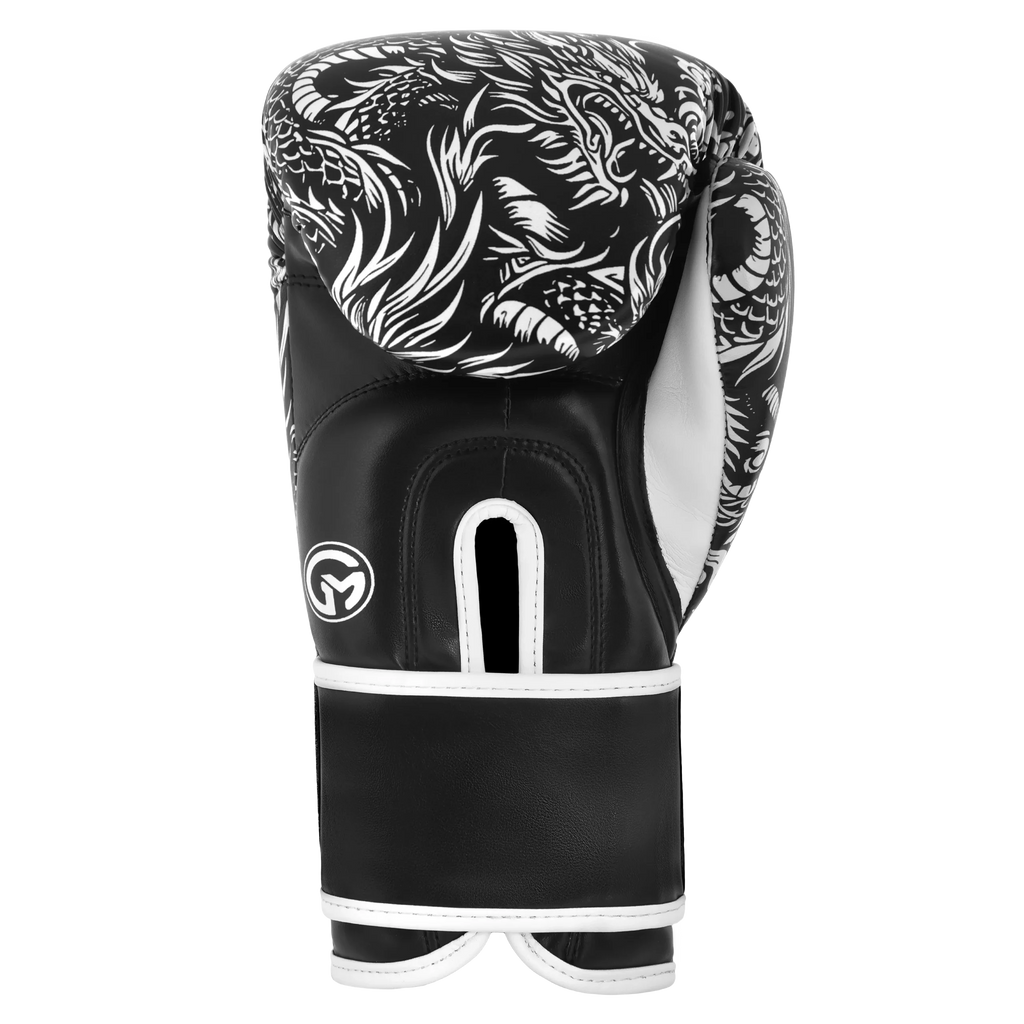 Iron Strike Pro Boxing Glove - Dragon (Black/White)