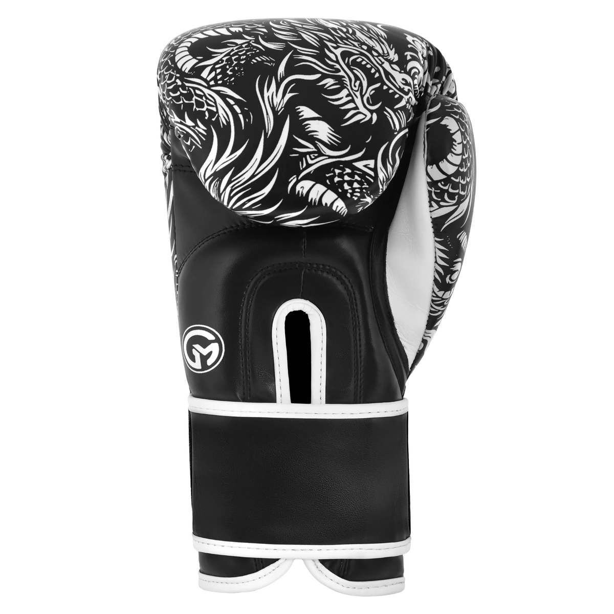 Iron Strike Pro Boxing Glove - Dragon (Black/White)