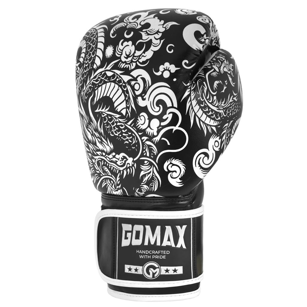 Iron Strike Pro Boxing Glove - Dragon (Black/White)
