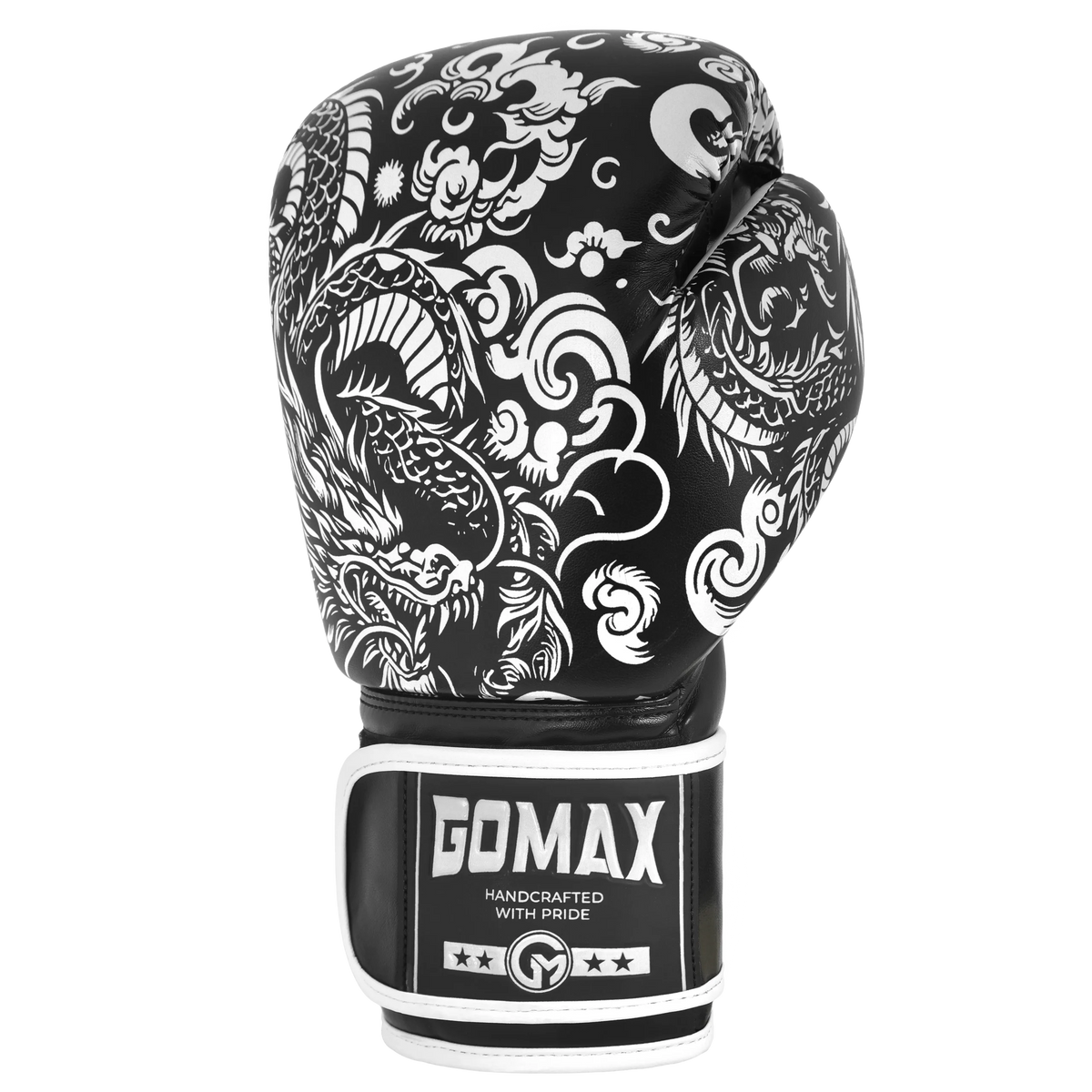 Iron Strike Pro Boxing Glove - Dragon (Black/White)
