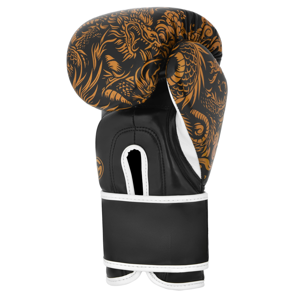 Iron Strike Pro Boxing Glove - Dragon (Golden/Black)