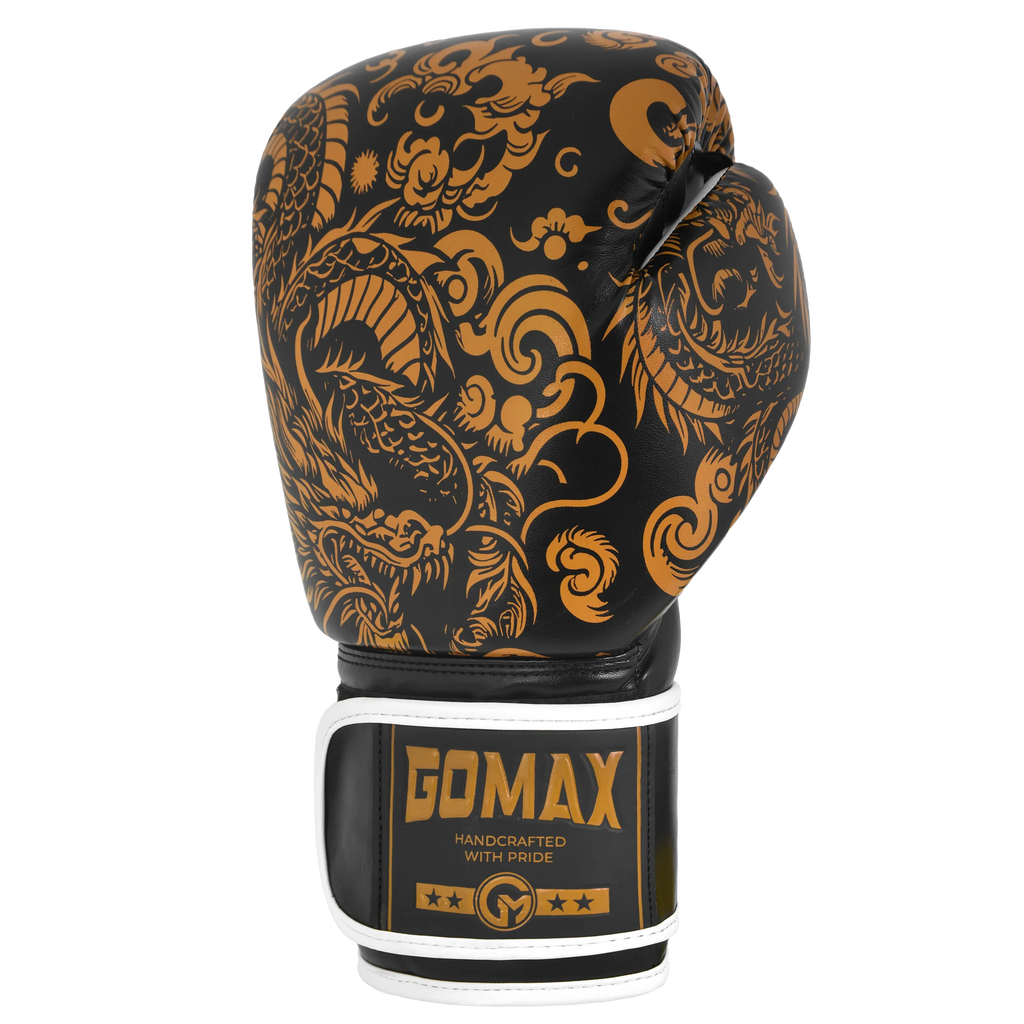 Iron Strike Pro Boxing Glove - Dragon (Golden/Black)