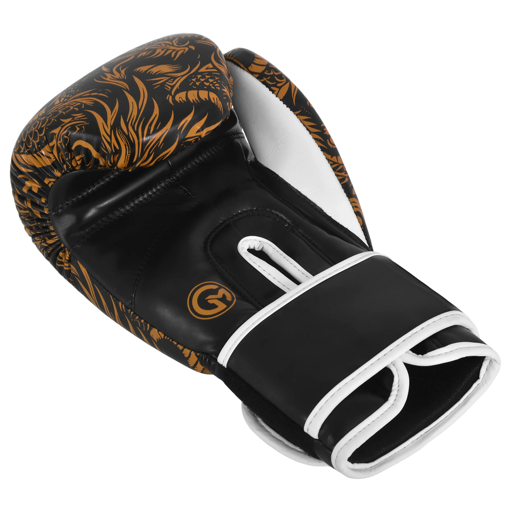 Iron Strike Pro Boxing Glove - Dragon (Golden/Black)